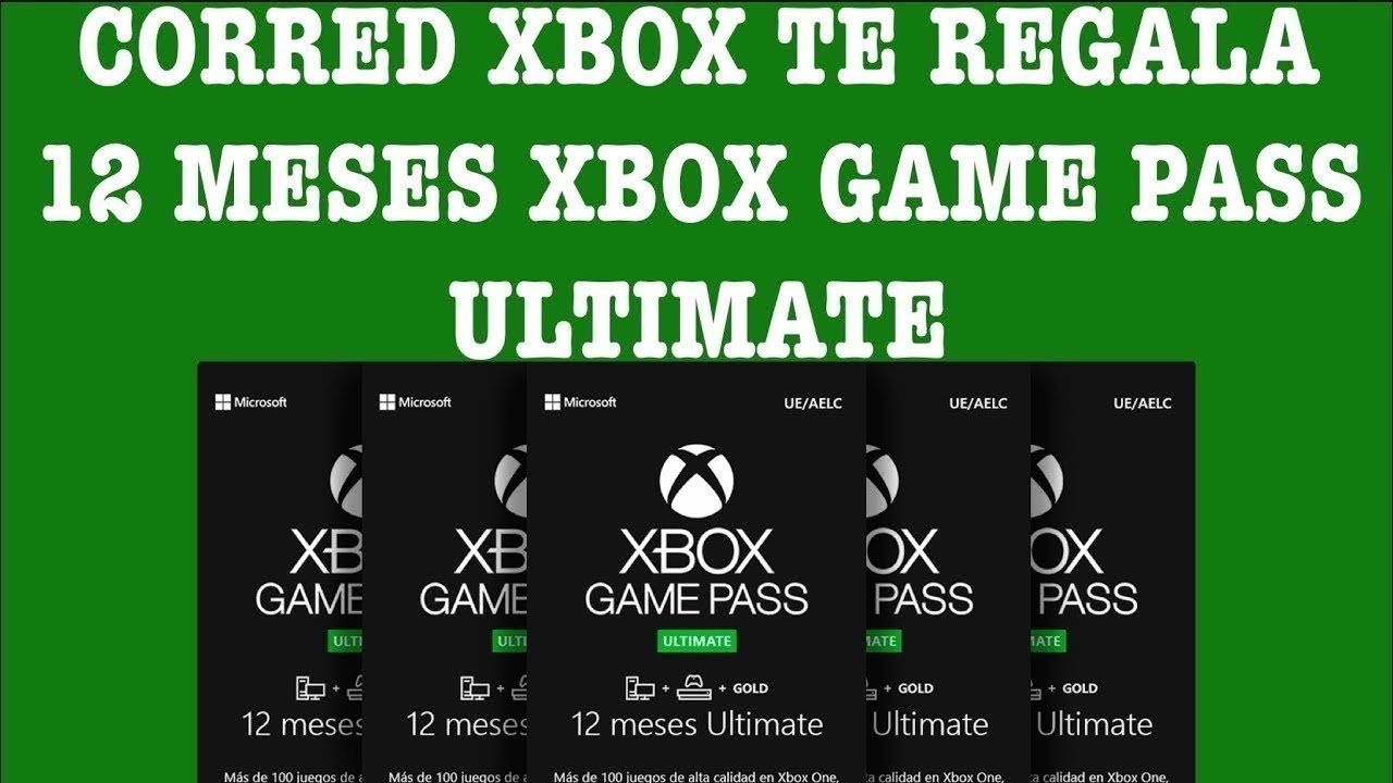 XBOX TE REGALA 12 MESES XBOX GAME PASS ULTIMATE 