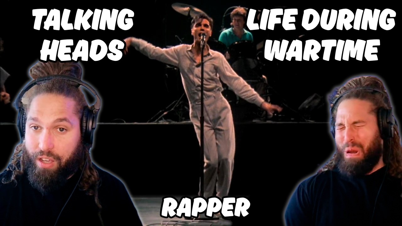 Rapper&rsquo;s first time hearing Talking Heads - Life During Wartime (live)