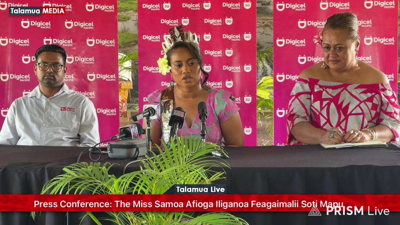 Press Conference: The Miss Samoa Afioga Iliganoa Feagaimalii Soti Mapu - 05 February 2026