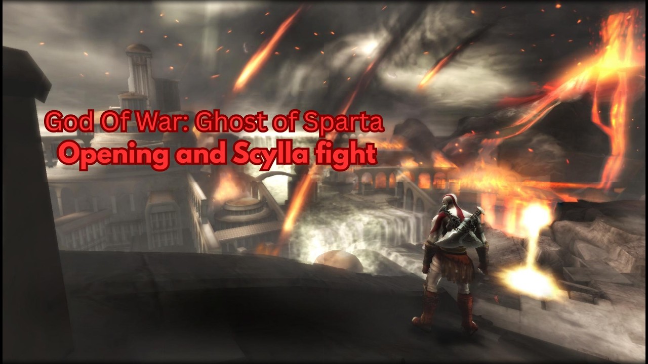 God of War: Ghost of Sparta Opening and Scylla boss | 2k 60 FPS