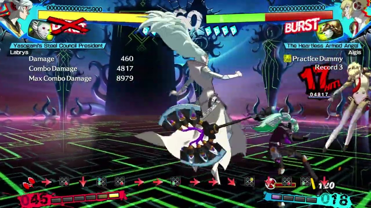 Mid to corner fatal 2B route [P4U2R - Labrys]
