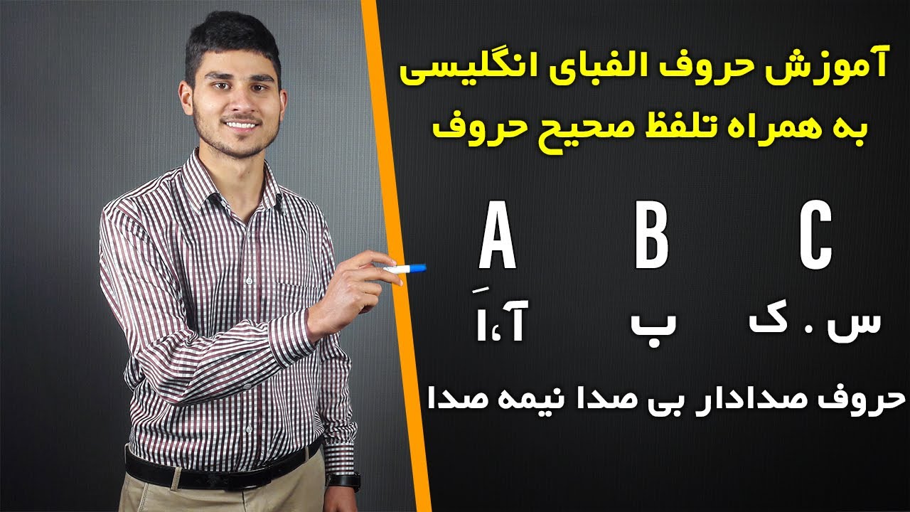 آموزش زبان انگلیسی درس 1 - English Alphabet آموزش حروف الفبای زبان انگلیسی به همراه تلفظ صحیح حروف