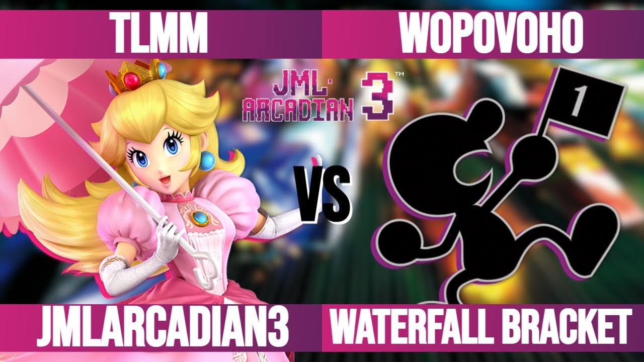 TLmM (Peach) vs WoPoVoHo (Mr. Game & Watch) - JML Arcadian 3 Waterfall Bracket