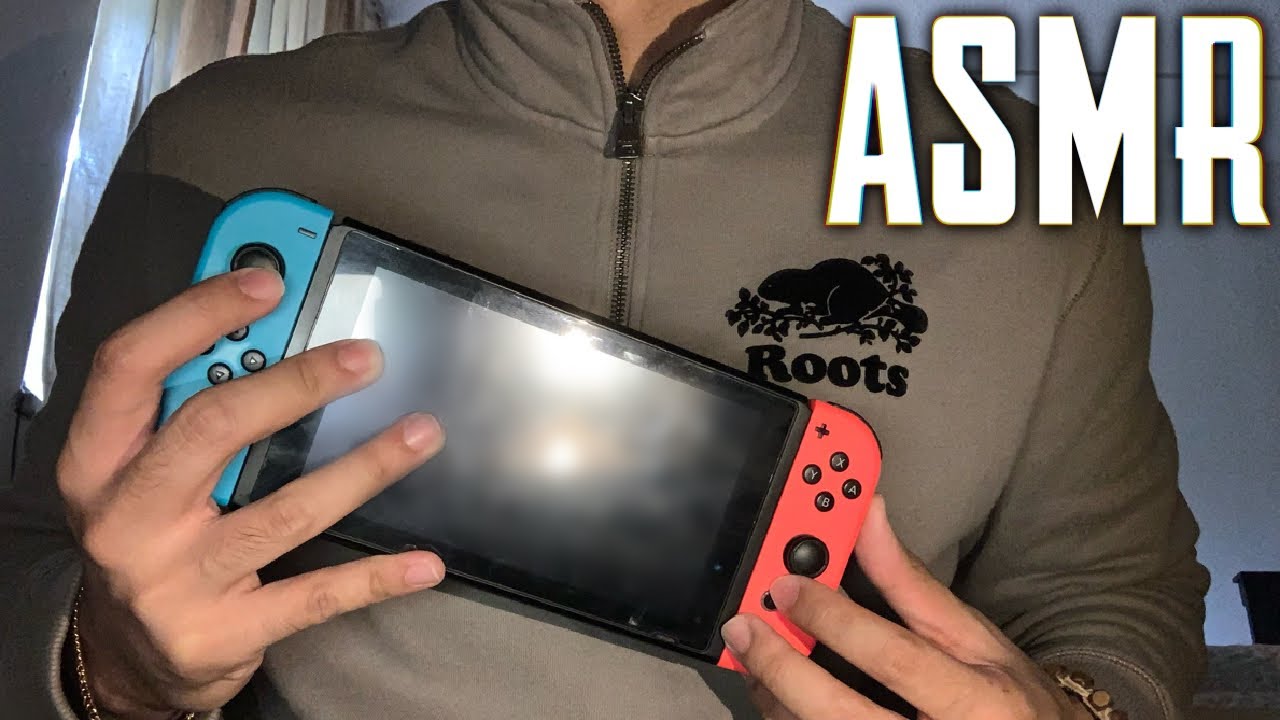 nintendo switch ASMR tapping & rambling