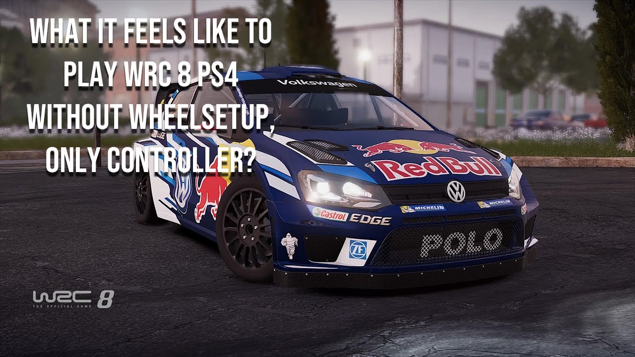 What it feels like to play WRC 8 with a PS4 controller? (Hard, no car dmg)