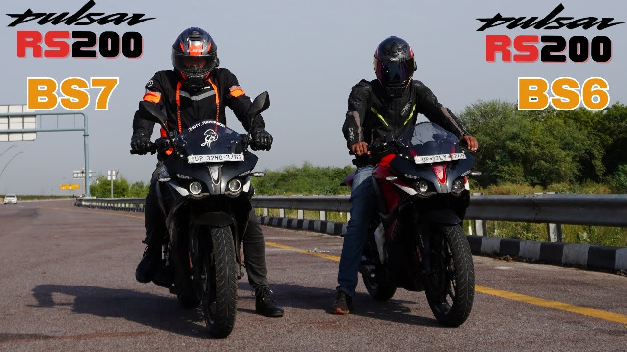 Bajaj Pulsar RS200 BS7 vs RS200 BS6 Drag Race