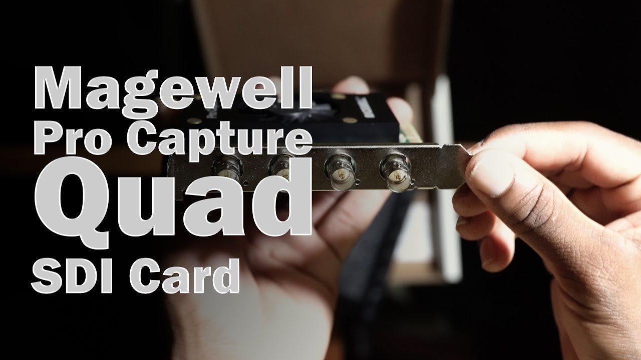 Unboxing and Install - Magewell Pro Capture Quad SDI Card
