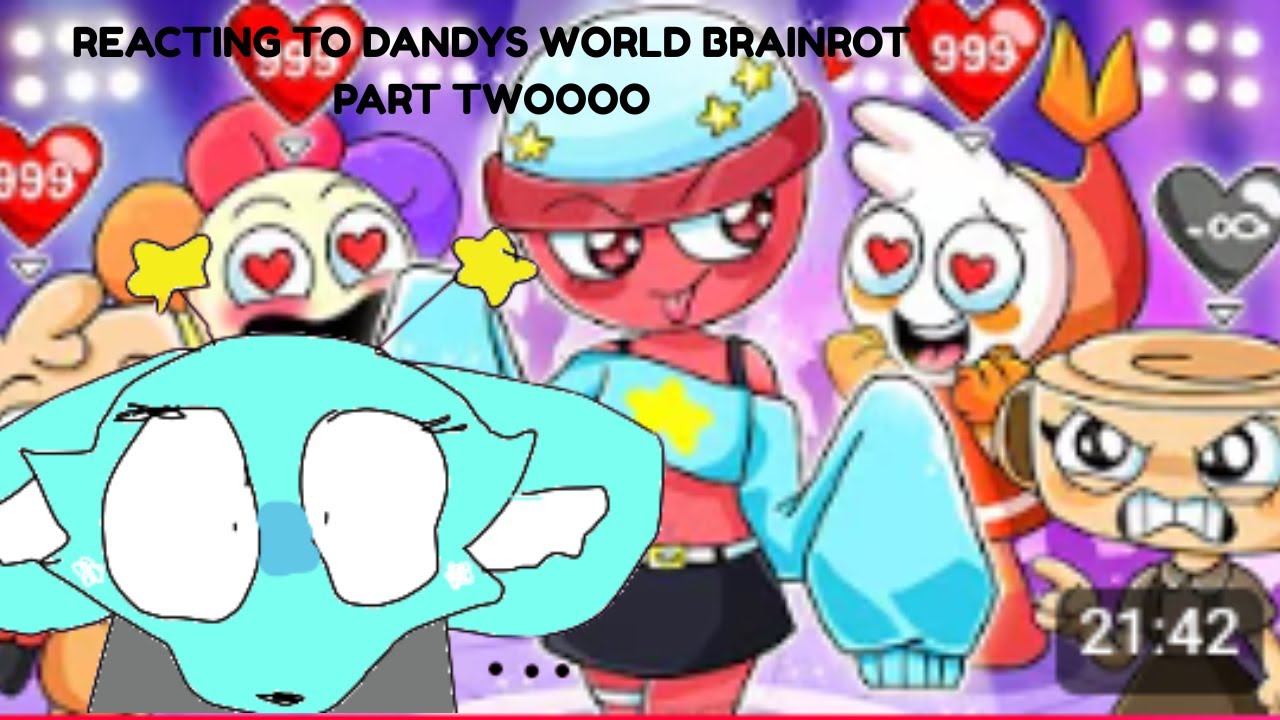 REACTING TO DANDYS WORLD BRAINROT PART TWO!
