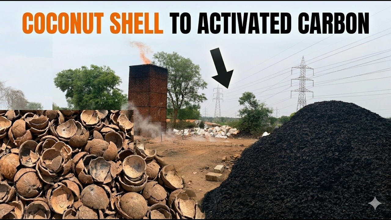 COCONUT CHARCOAL TO ACTIVATED CARBON
