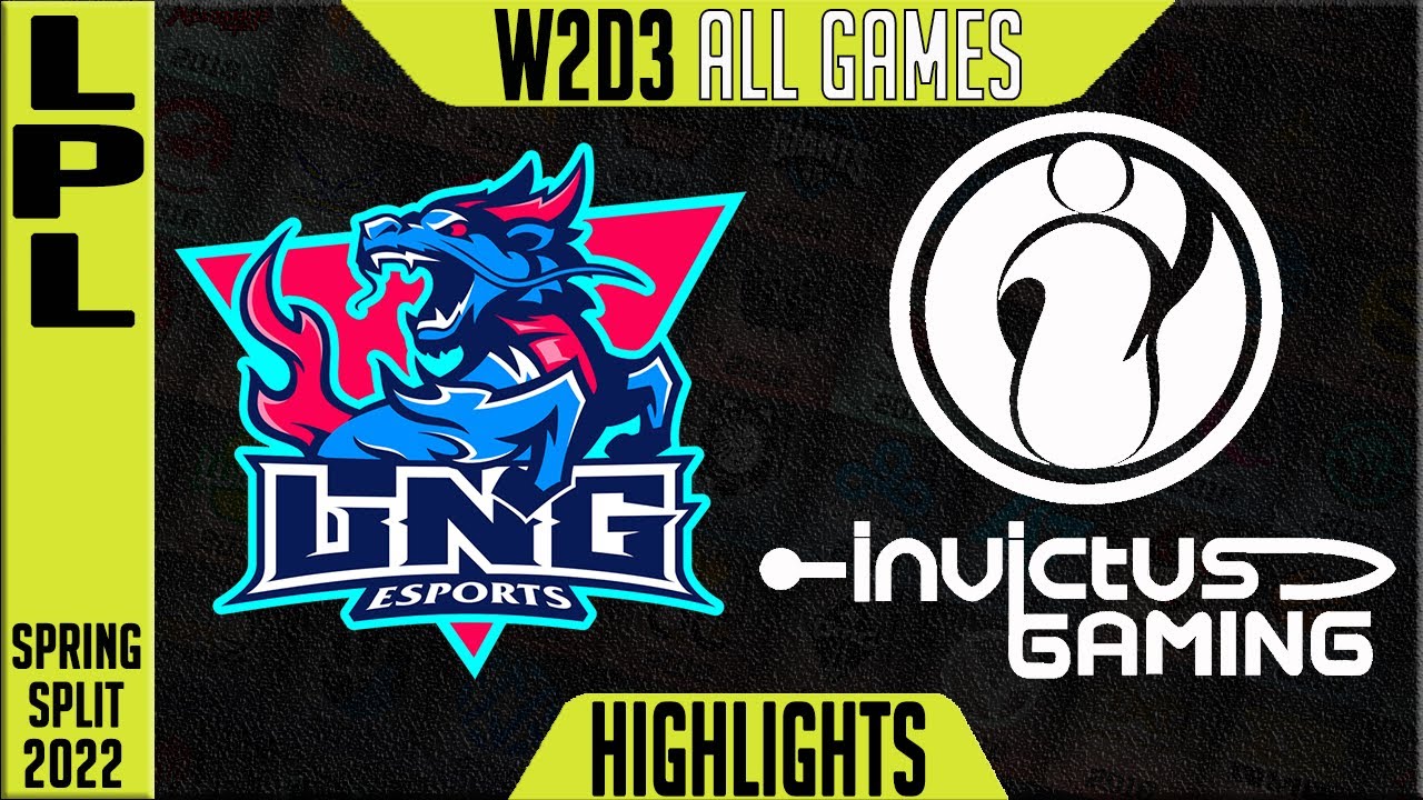 LNG vs IG Highlights ALL GAMES | LPL Spring 2022 W2D3 | LNG Esports vs Invitus Gaming