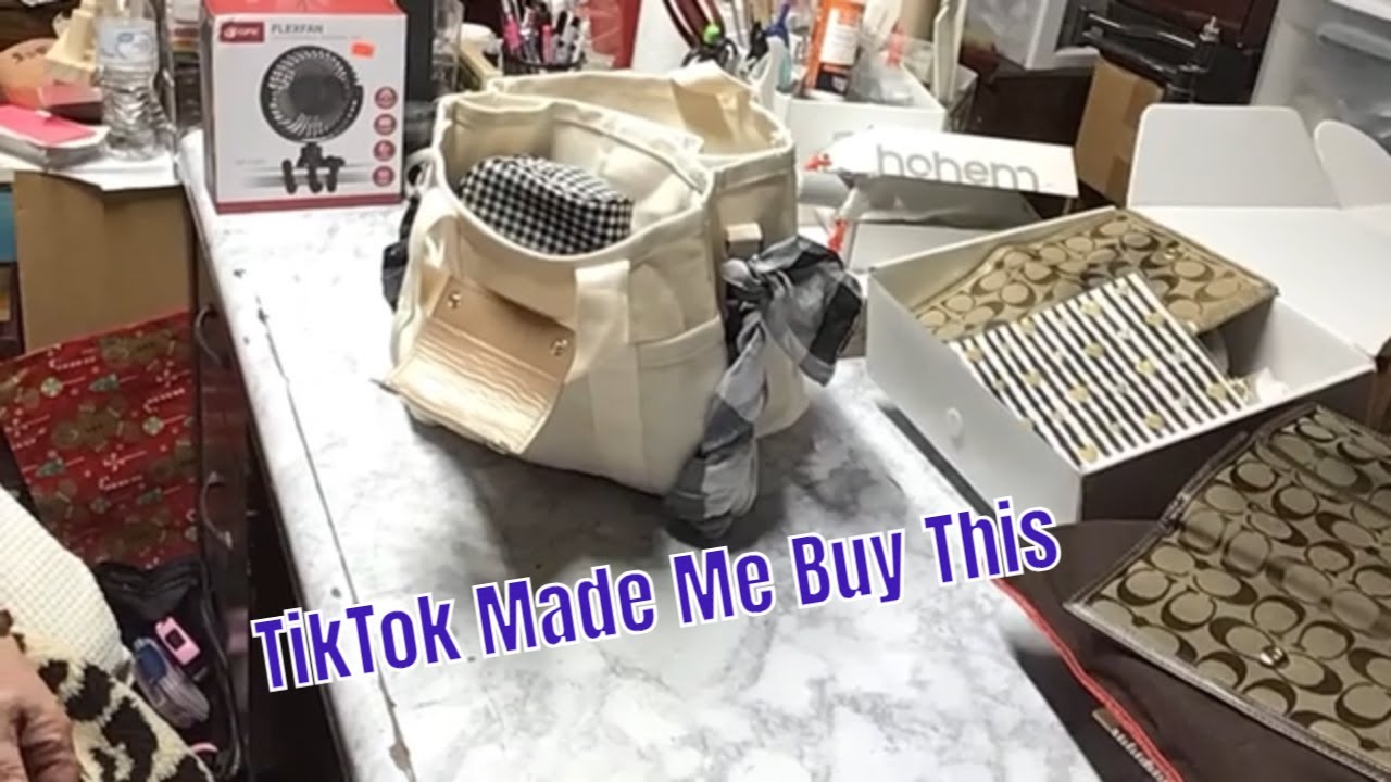 tiktok viral canvas tote