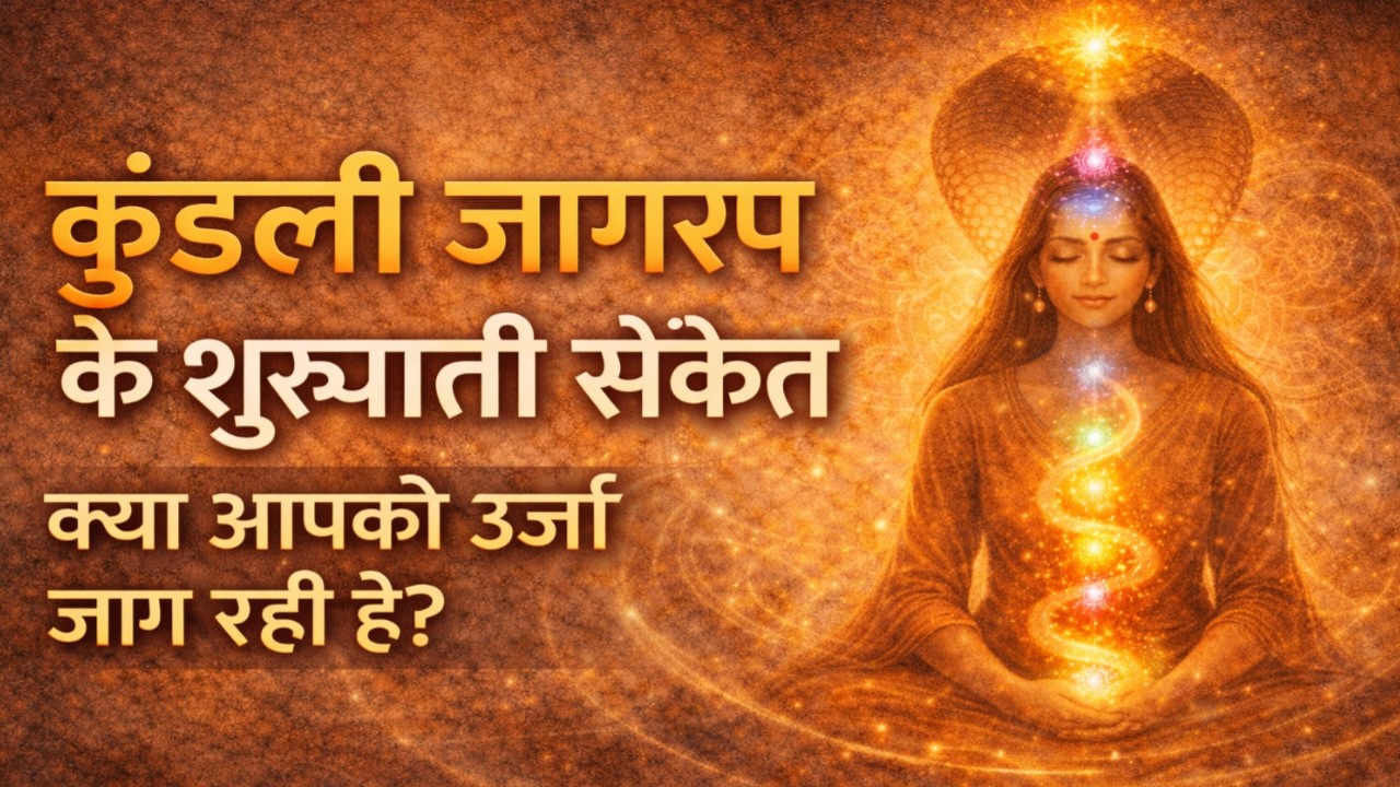 कुंडलिनी जागरण के शुरुआती संकेत | क्या आपके भीतर दिव्य शक्ति जाग रही है? (शास्त्रों का रहस्य)
