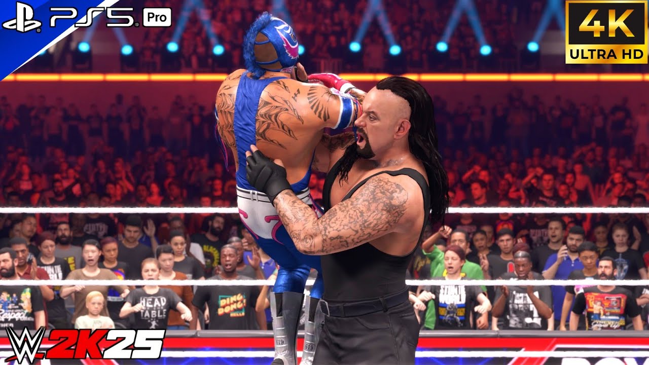 WWE 2K25 - Undertaker Vs Rey Mysterio | World Heavyweight Title Match: Royal Rumble | PS5™PRO 4K 60]