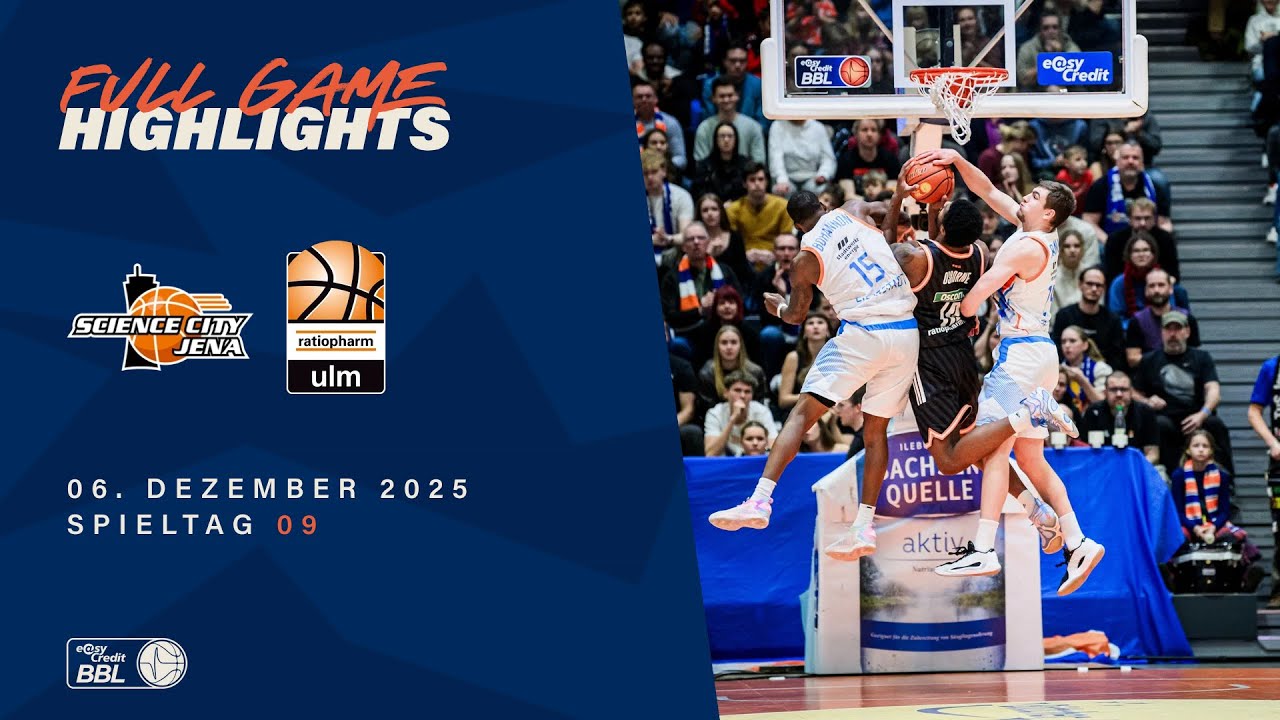 Science City Jena vs. Ratiopharm Ulm - Full Game Highlights - Spieltag 9, 25/26
