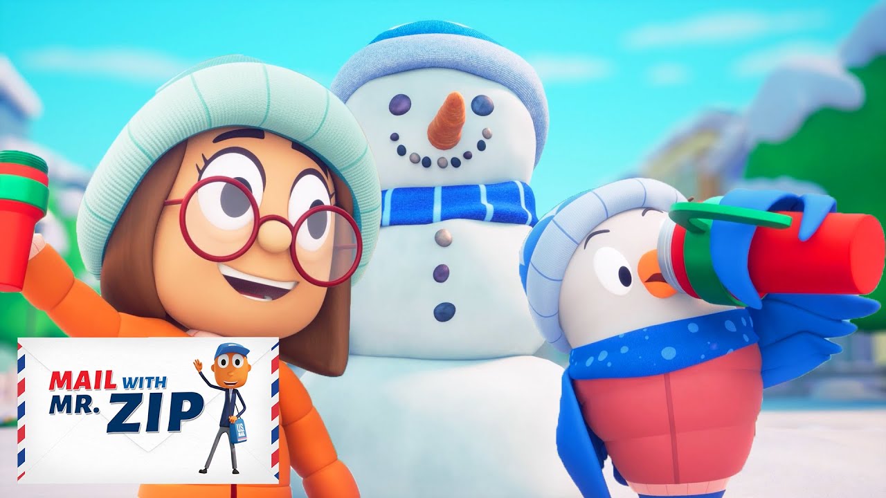 Yummy Cocoa in the Snow 😋 + MORE Full Episodes | @MailWithMrZIP Mailman Cartoons for Kids