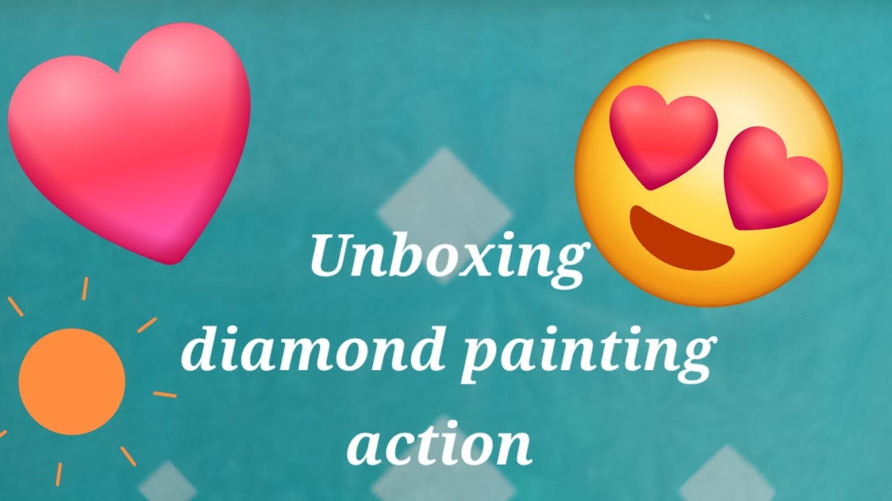 Unboxing 2/2 diamond painting action 🥰😍🤩 #diamondpaintingaction