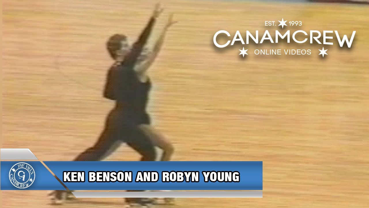 Ken Benson and Robyn Young - 1986 Artistic Roller Skating National Championships