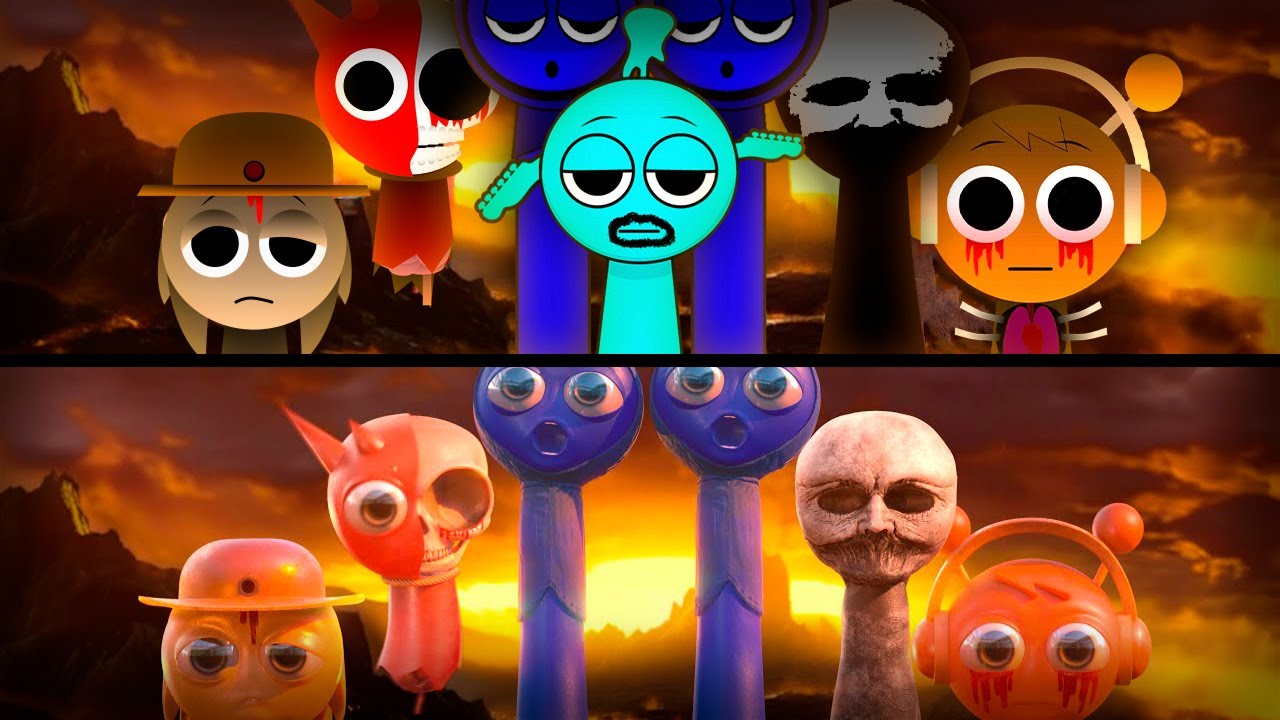 Incredibox Sprunki 3D Edition VS Incredibox Sprunki 2D Edition PART 2 (MOD/COVER)