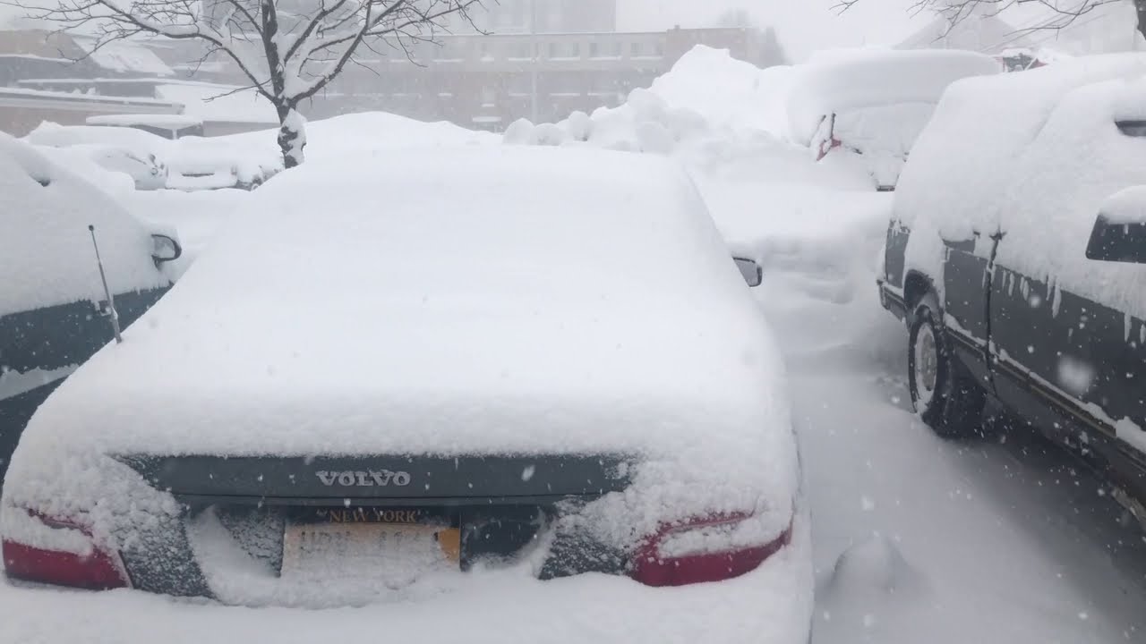Snow Storm Blankets Watertown, NY 1/31/19