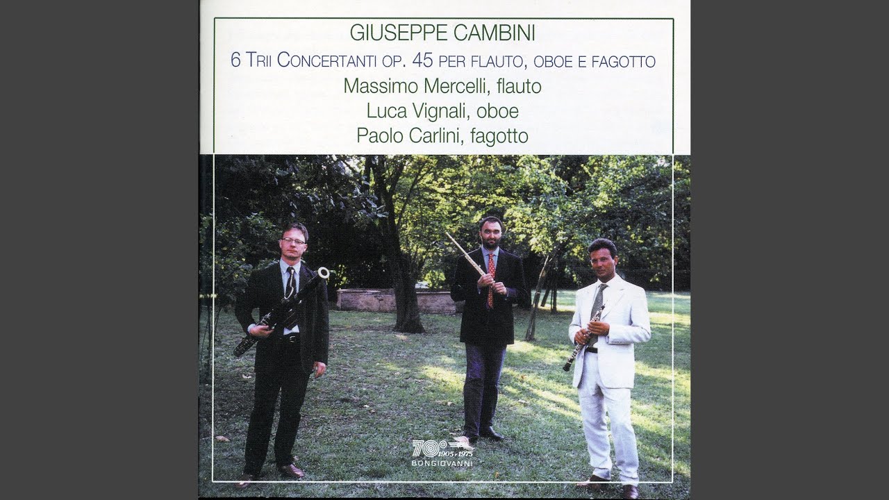 Trio No. 2 for Flute, Oboe and Bassoon, Op. 45: II. Presto