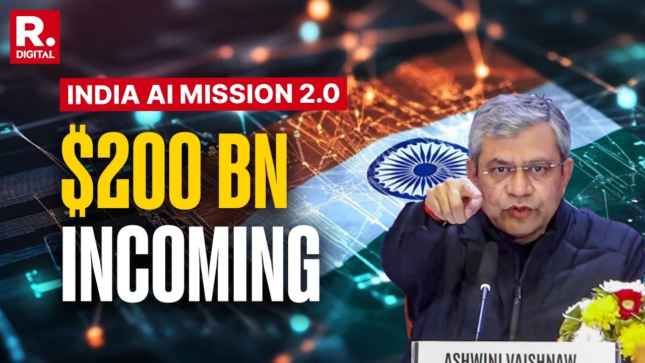 India To Witness USD 200 Billion Investment Over Five Layers Of AI Stack; Ashwini Vaishnaw Explains
