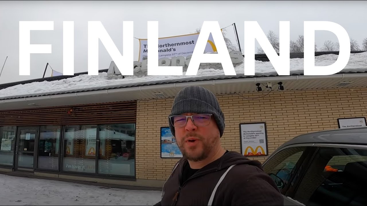 🇫🇮 Discover the Northern Most McDonald's in the World! 🇫🇮🍔