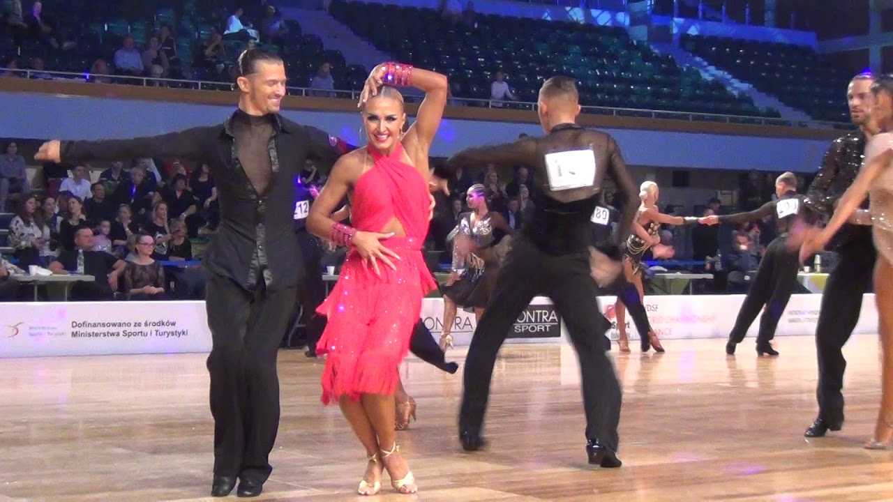 Maciej Więch Karolina Deluga CH WDSF WO Adult LA 1R Polish Cup 2018