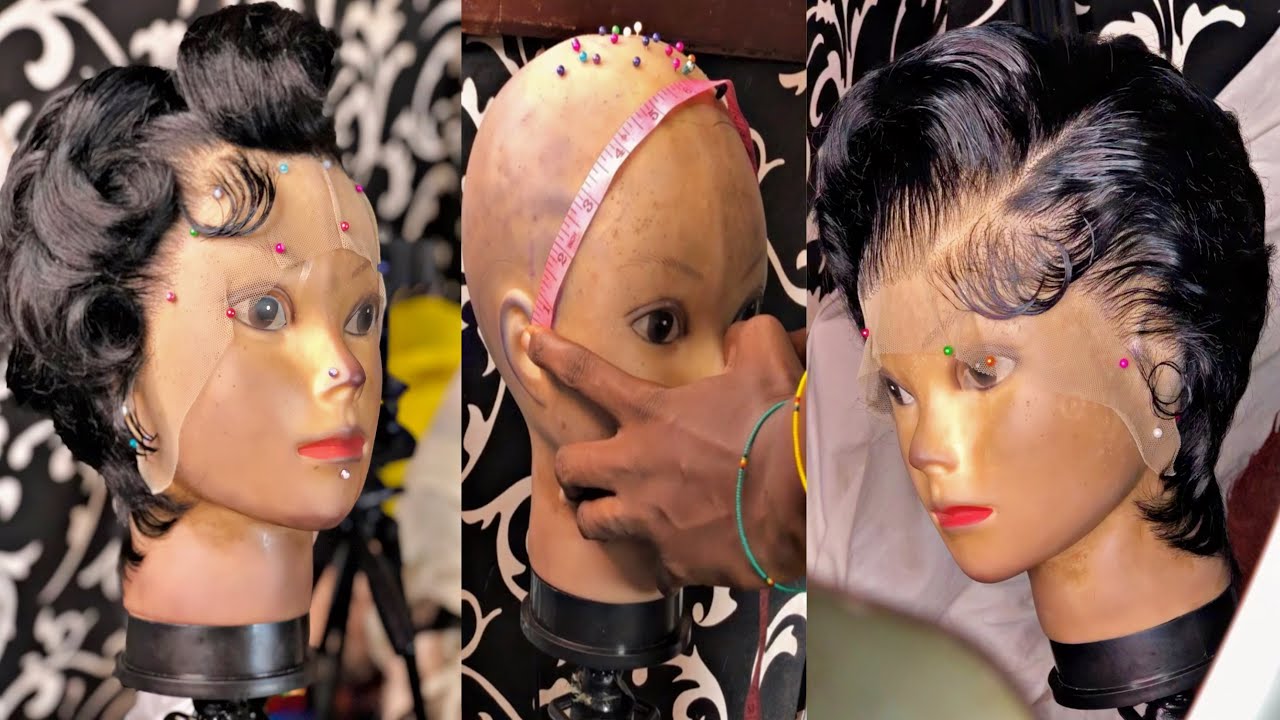 COMMENT CONFECTIONNER UNE PERRUQUE COUPE SUR MESURE A UNE CLIENTE A DISTANCE