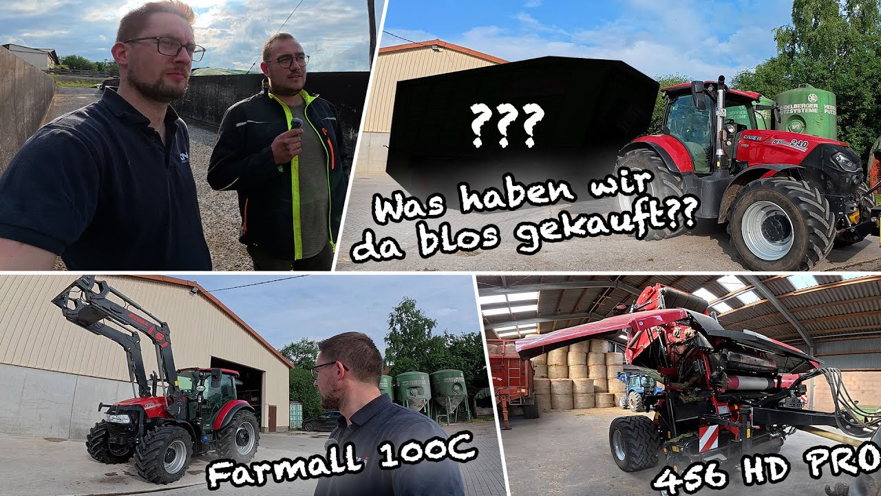 SPECIAL: Maschinenvorstellung CASE Farmall 100C / 456 HD PRO & ein spontaner Überraschungs Kauf