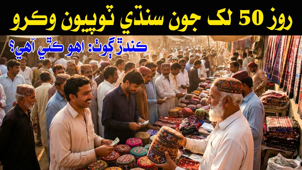 روز 50 لک رپين جون سنڌي ٽوپيون وڪرو ھن علائقي ۾ اصل حقيقت ڇا آھي؟
