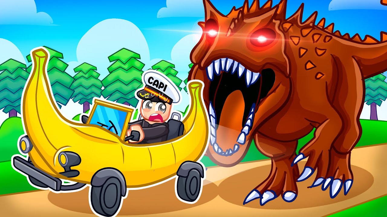 DINOSAURS vs BANANA CAR in PRIMAL PURSUIT