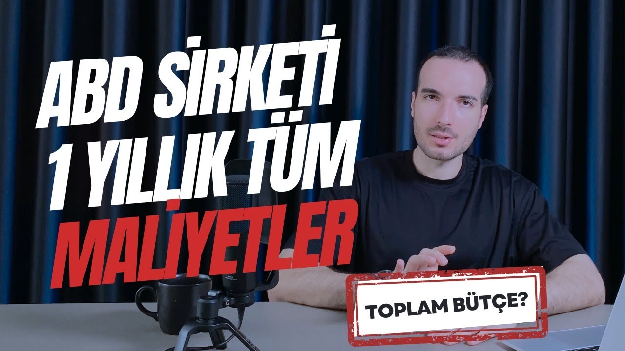 Amerika’da Şirket Kurmanın 1 Yıllık Tüm Maliyetleri | Bütün Masraflar