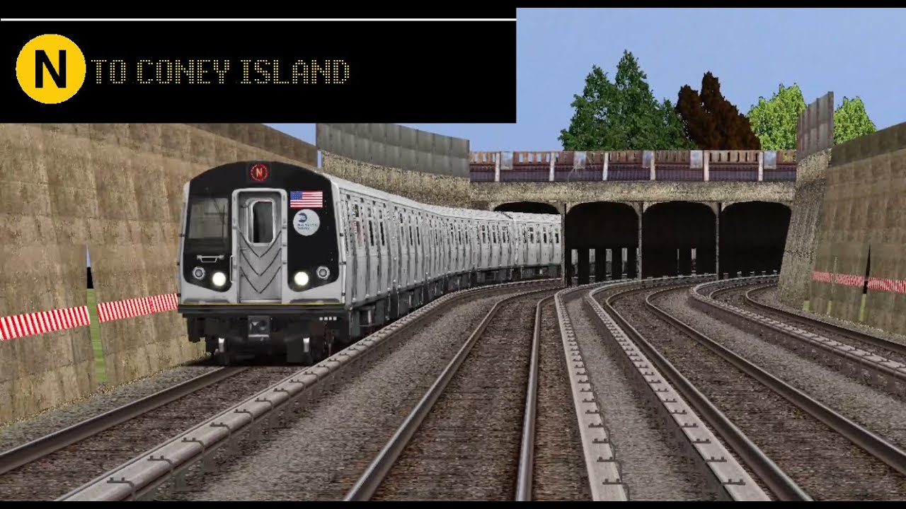 OpenBVE Special: The R160B Siemens N Train To Coney Island