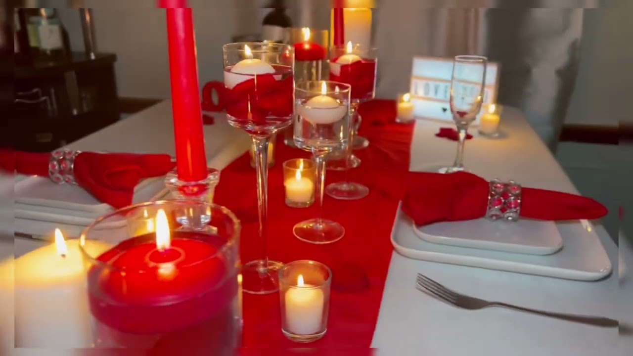ROMANTIC DINNER SETUP ❤️| SPECIAL OCCASION | HOTEL DECORATION