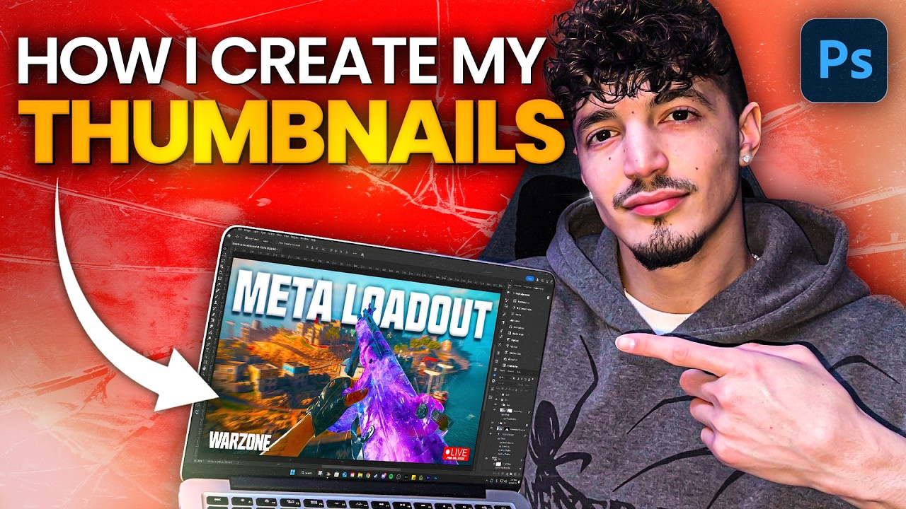 How I Make My Gaming Thumbnails (PC) | Call of Duty Warzone | Any Game