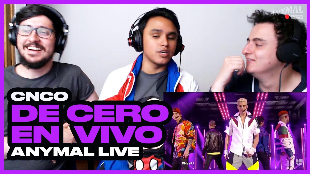[Reacción] CNCO - De Cero | Premios Juventud 2019 Performance - ANYMAL LIVE 🔴