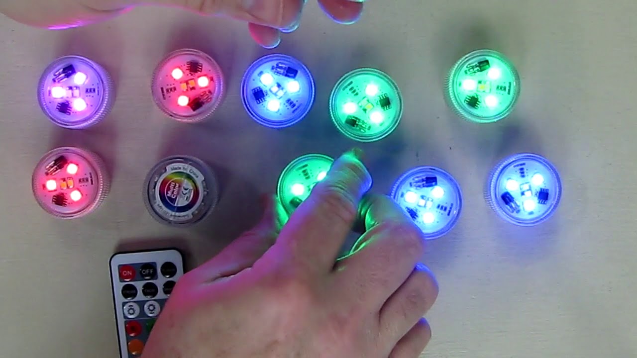 AWESOME Submersible LED Tea Lights with  Remotes, 100% Waterproof REVIEW