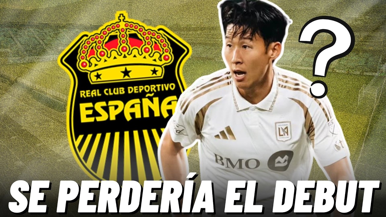🚨ALERTA: HEUNG-MIN SON EN DUDA PARA JUGAR ANTE REAL ESPAÑA EN HONDURAS POR LA CHAMPIONS CUP😱