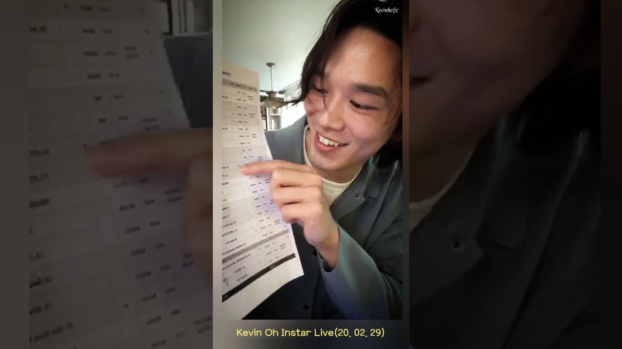 [200229] 케빈오(Kevin Oh) 인스타라이브(Instar Live)