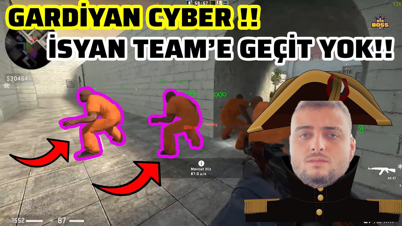 CyberRulzTv Mekiple CSGO JAİL OYNUYOR!! BİRAZCIK HİLE YAPIYOR!!
