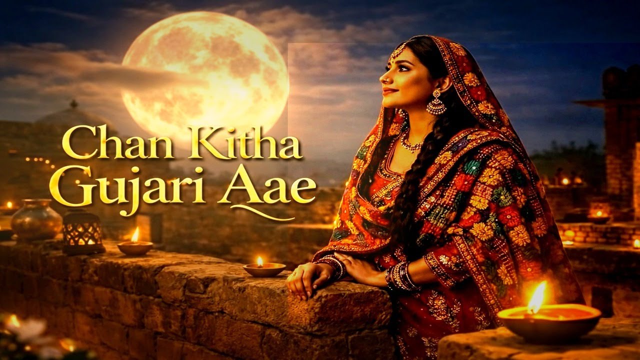 Chan Kitha Gujari Aae | Timeless Punjabi Folk (Cinematic Version) 🌙
