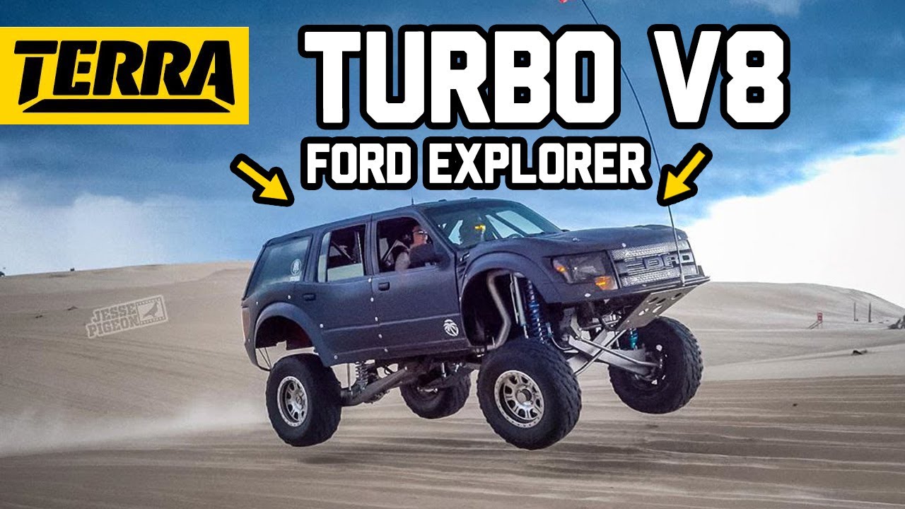 TURBO V8 Ford Explorer goes FULL SEND! | BUILT TO DESTROY