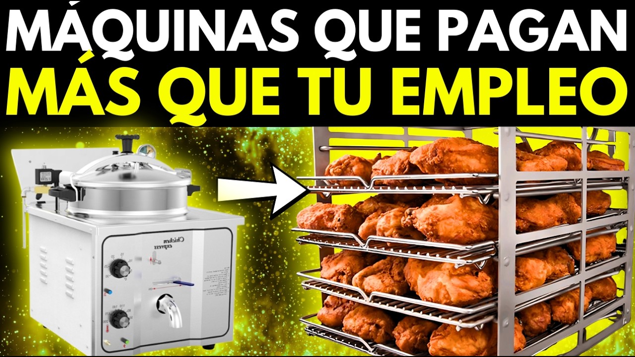 21 MÁQUINAS RENTABLES QUE HACEN MÁS DINERO QUE TU EMPLEO