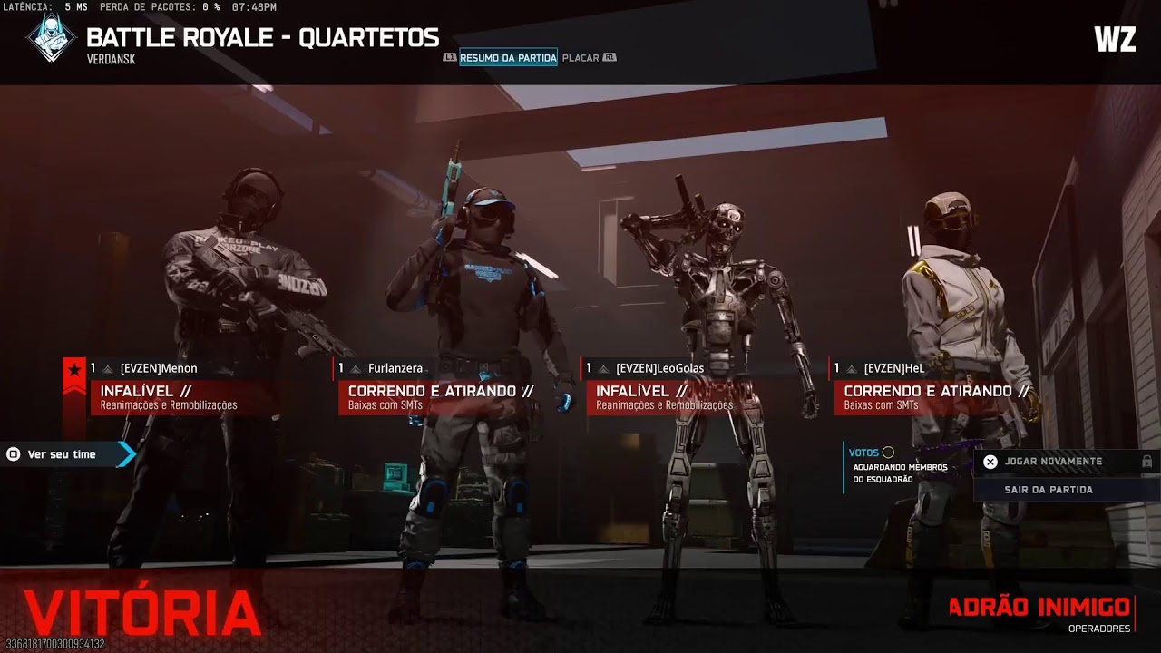 WARZONE AO vivo