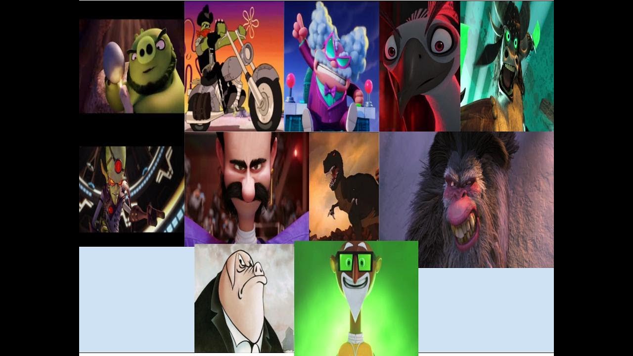 Defeats of My Favorite Animated Non-Disney Villains