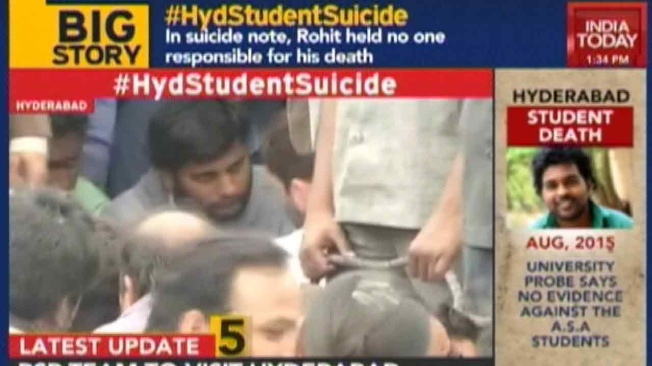 Politics Heats Up Over Hyderabad Dalit Student’s Suicide
