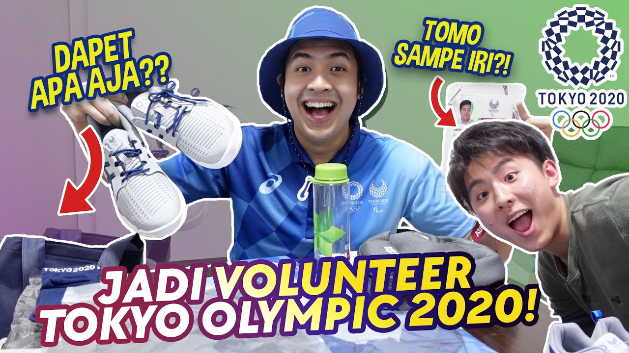 JEROME JADI VOLUNTEER TOKYO OLYMPIC! DAPET APA AJA YA!? TOMO SAMPE IRI😂