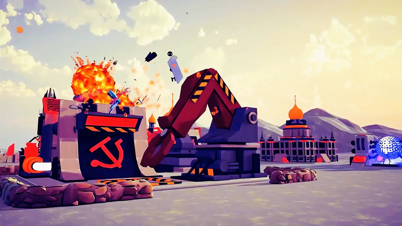 Besiege 3D Animation | Red Alert 2 Yuri's Revenge - Full Story