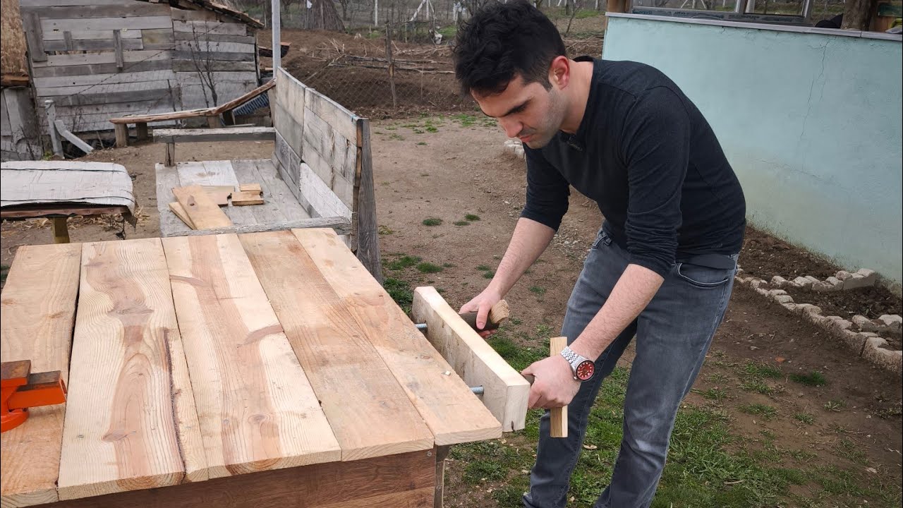 Ahşap masa mengenesi yapımı
