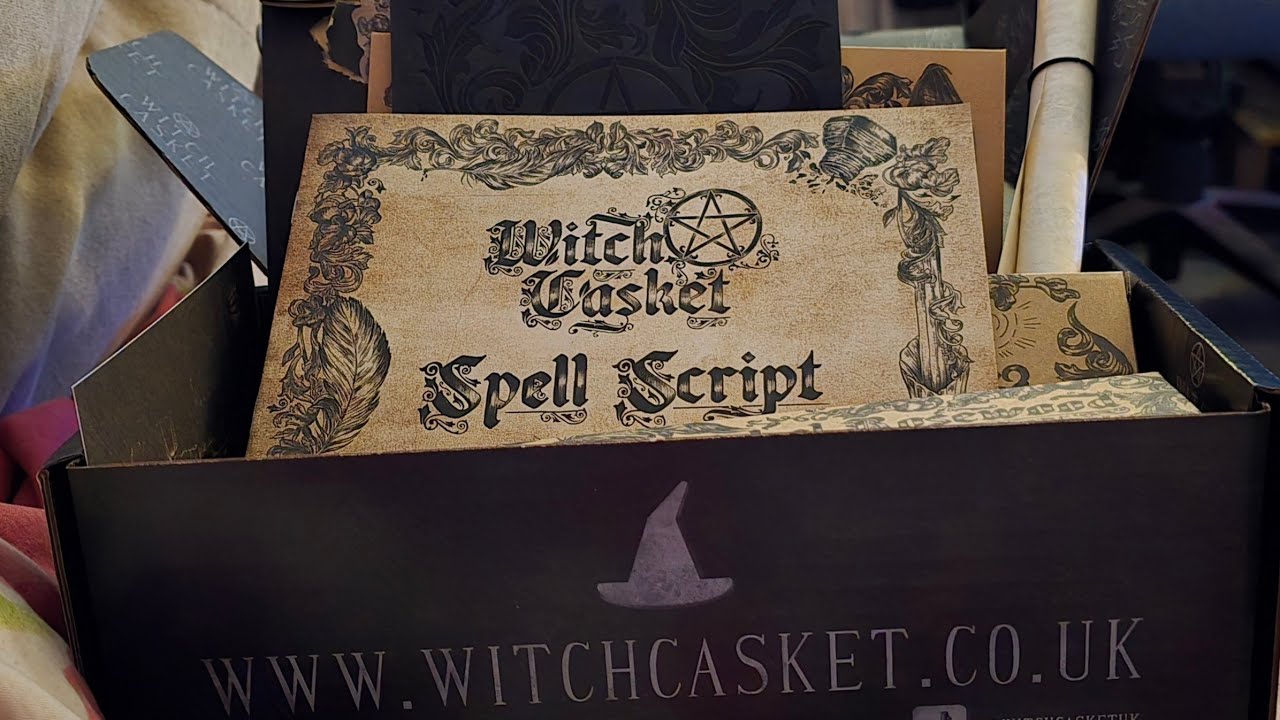 SPELL SCRIPT | WITCH CASKET UNBOXING 